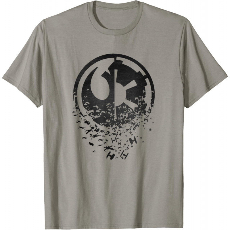 2026欧码纯棉打底衫男Star Wars Classic Rebel Alliance & GalacticCOD MB0H