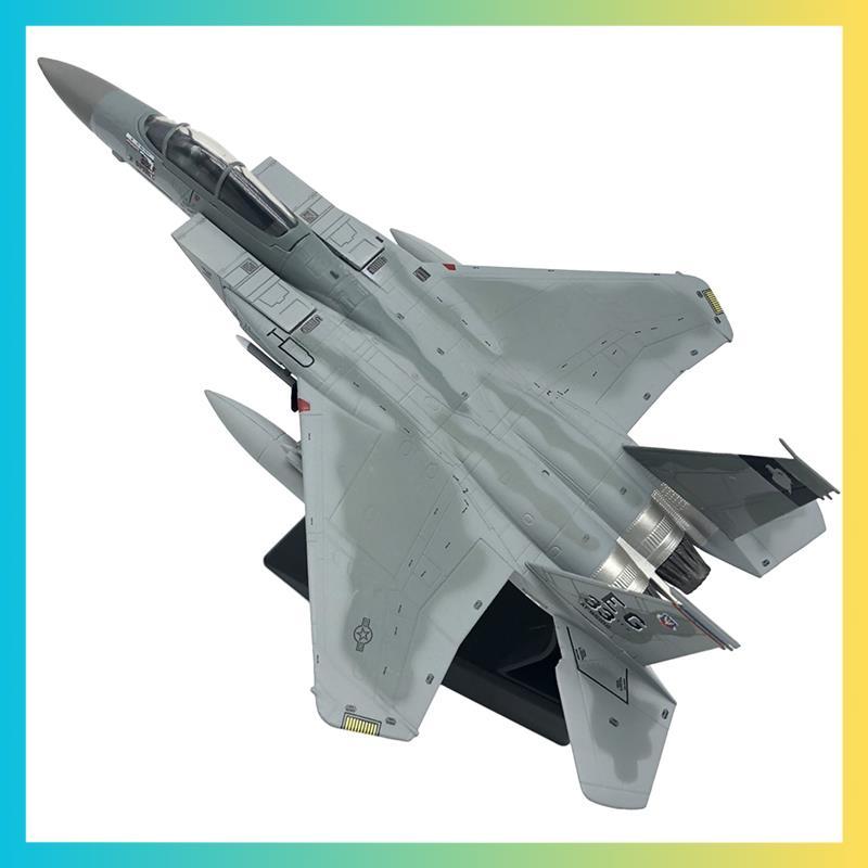 1/100 Scale Diecast เครื่องบิน F15 Eagle American Navy เครื่องบินสําหรับคอลเลกชันของขวัญห้องนั่งเล่น