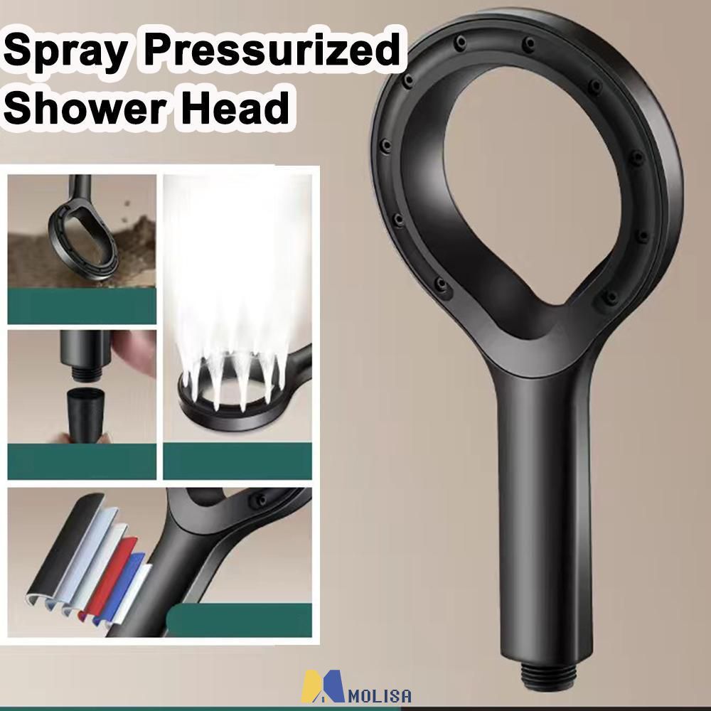 หัวฝักบัวแบบวงแหวนกลวง หัวฝักบัวประสิทธิภาพสูงสำหรับใช้ในบ้าน MOLISA