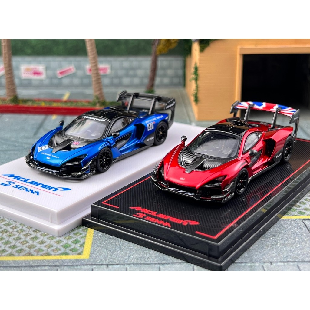 พร้อมสต็อก CM รุ่น 1: 64 McLaren Senna GTR McLaren โมเดลรถอัลลอย