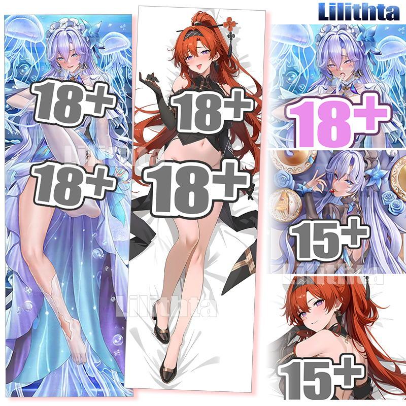 Dakimakura ปลอกหมอน Wuthering Waves Cantarella และ Yinlin Body-pillow Cover Custom Made