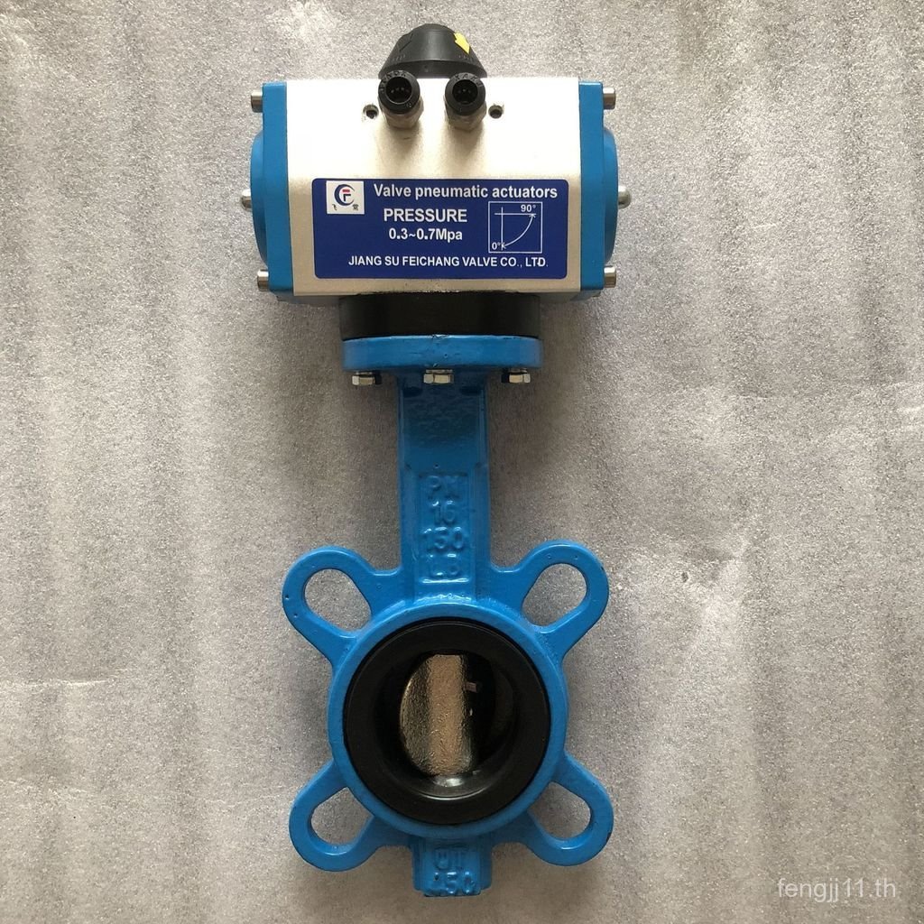 นิวเมติกวาล์วผีเสื้อวาล์วนิวเมติก D671X-16Q Ball Ink Board ยางซีล DN50 65 80 100