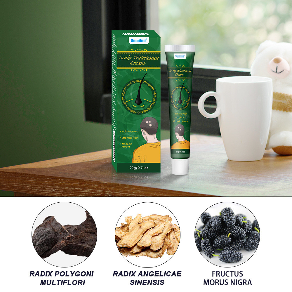 FFK Green Diamond Spot Bald Cream Hair Nourishing Care K10292/12.15 Mango