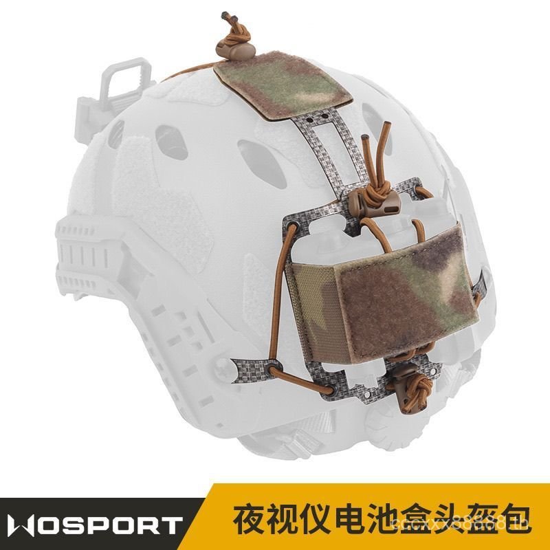 WoSporT VosporT Night Vision หมวกกันน็อคอัจฉริยะ พร้อมแบตเตอรี่และกระเป๋า พกพาสะดวก ปรับได้หลายแบบ A