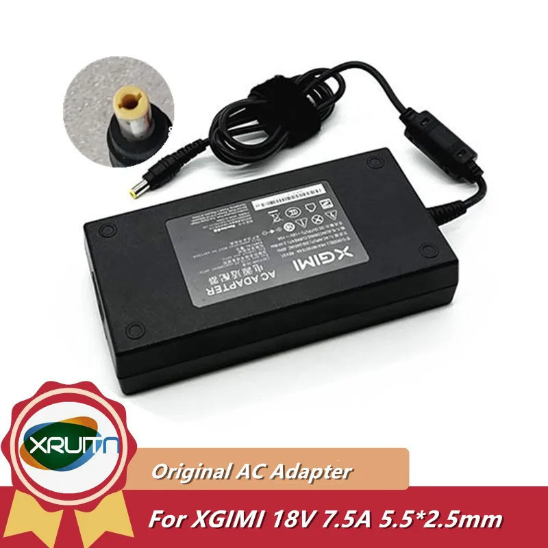 ฮ่องกง13518075-1E Original 18V 7.5A 135W AC DC Adapter Charger สําหรับ XGIMI โปรเจคเตอร์ H2 XHAD01 H