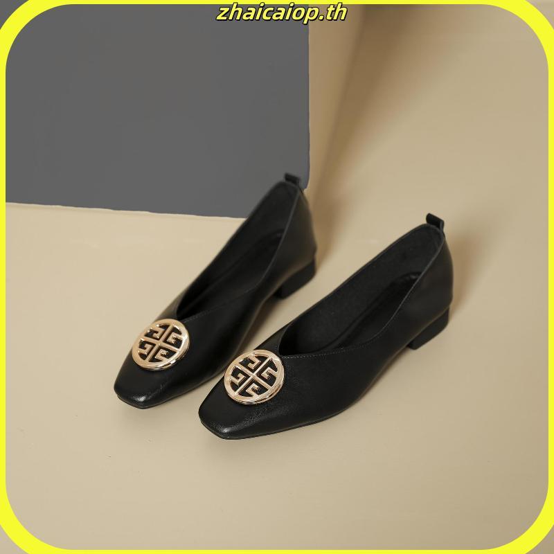 LA BELLA  รองเท้าคัชชูส้นสูงหนังแกะ รุ่น LB AMORE QUEEN MID HEELS