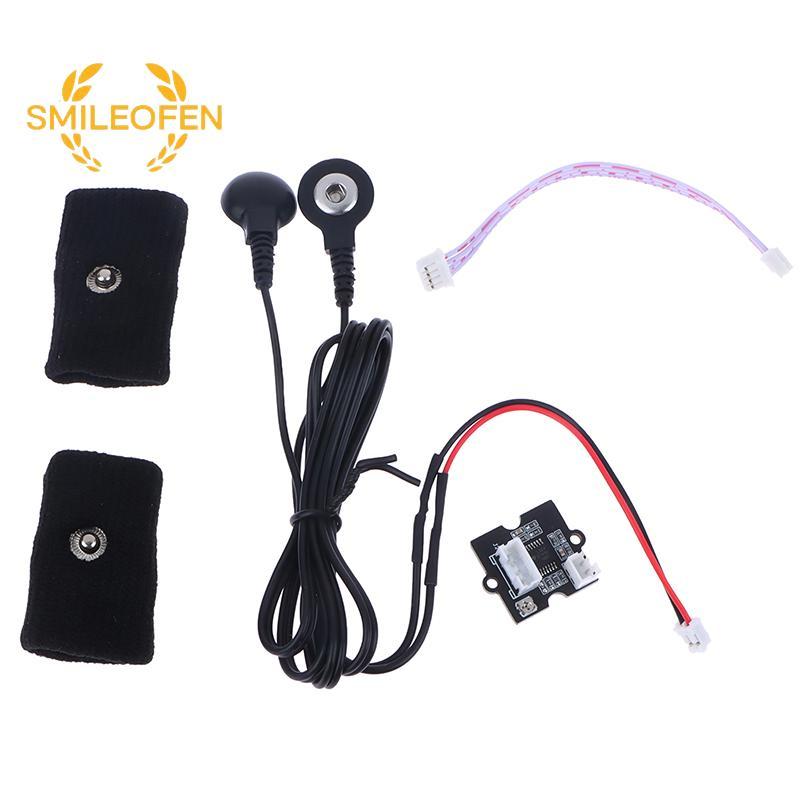 [Smileofen] GSR Grove Skin Current Sensing Sensor ความต้านทานผิวและการนําไฟฟ้าใหม่