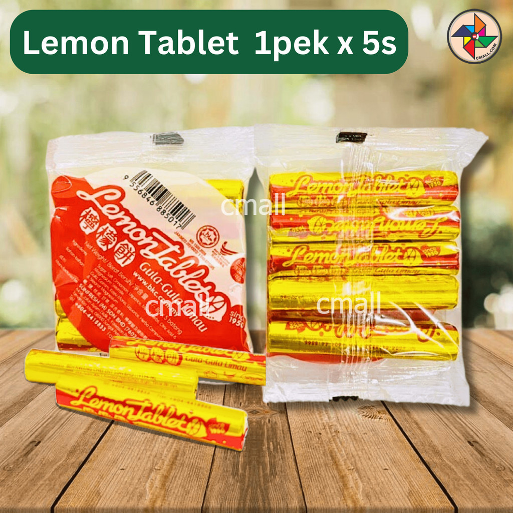 พลัม Asam Manis เม็ดมะนาว Asam Lemon Rasa Segar Masam Manis 1 Pek 5 ชิ้น