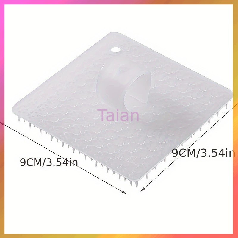 Taian แปรงล้างผักผลไม้ แผ่นซิลิโคที่ล้างจาน แปรงล้างผักอเนกประสงค์ สําหรับทําความสะอาดผักและผลไม้