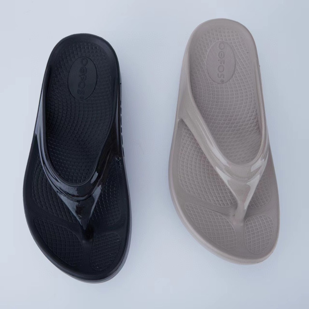 เกาหลี ofos ฤดูร้อนกีฬา Anti-Slip ผู้ชายผู้หญิงรองเท้าแตะหนา Soled Flip-Flops OOFOS รองเท้าแตะ