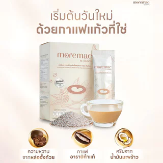 DR.MOM Moremae Instant Coffee Mixed Powder Plus Q10 [15g x 10 Sachets] ดอกเตอร์มัม ผลิตภัณฑ์เสริมอาหารกาแฟปรุงสำเร็จ.