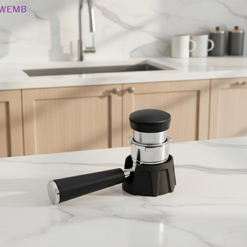 WEMB Espresso Machine Portafilter ขาตั้ง 54 มม.58 มม.พร้อมกาแฟ Tamping Station สําหรับ Cafe Home Off
