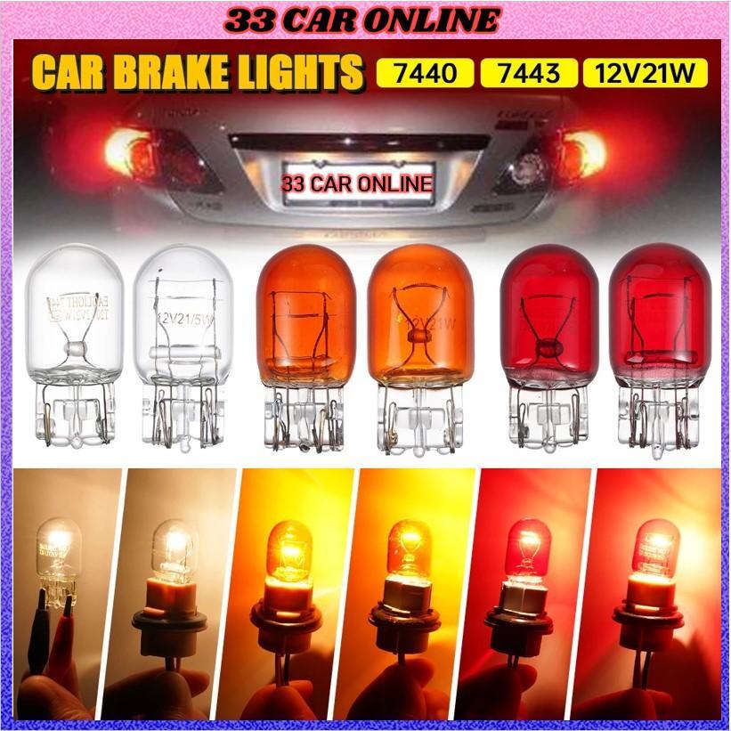 T20 7440 7443 WY21W W21W ฮาโลเจน Bulbs12V W21/5W T20 Super Bright สํารองย้อนกลับสําหรับรถสัญญาณโคมไฟ
