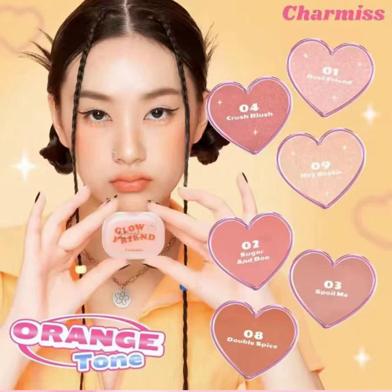 ประเทศไทยนําเข้า charmiss charmiss Blush Cream Natural Matte Pearlescent กันน้ําเหงื่อไม่มีรูขุมขนไม