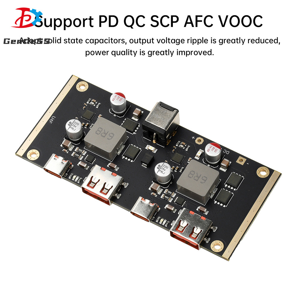 2-Way PD 100W Fast CHARGING โมดูล DC12-30V 100W Multi-protocol สมาร์ท Fast CHARGING โมดูลสนับสนุน PD