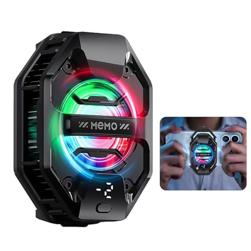 IPhone/Android สําหรับ Live สําหรับ Celular, เกมมิ่งโทรศัพท์, พัดลม RGB Cooling Cooler พร้อมการเล่นเ