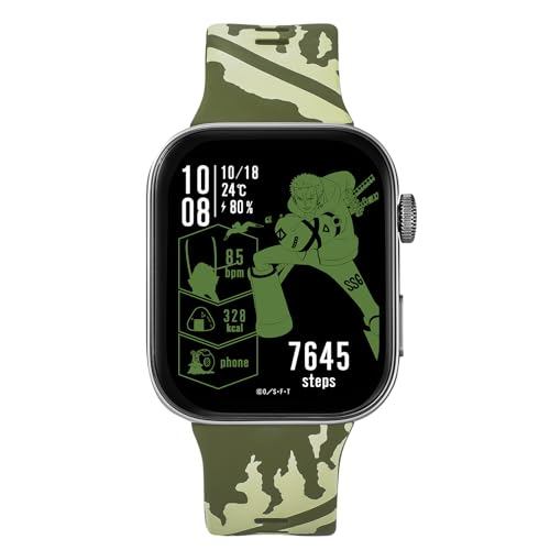 [GARRACK] ONE PIECE Collaboration Watch Zoro Model Quartz 5 ATM Waterproof AMOLED Green Dial HUC-OP-