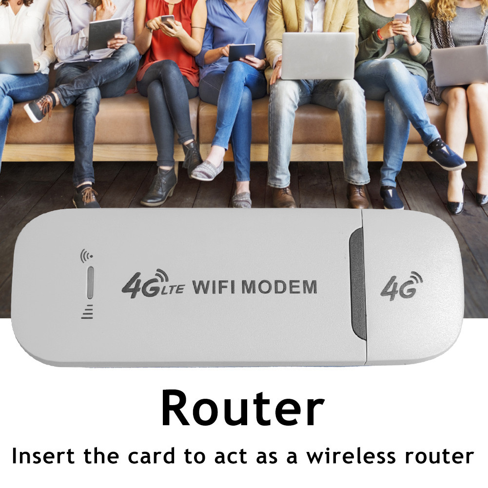 4G LTE USB 150Mbps Modem Stick อะแดปเตอร์ WiFi ไร้สายแบบพกพา 4G การ์ดเราเตอร์สําหรับโฮมออฟฟิศ 4G USB