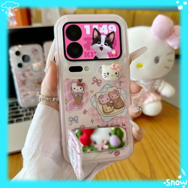 ไอศกรีม kt Cat เหมาะสําหรับ Xiaomi 17ProMax เคสโทรศัพท์ Redmi Turbo5/4Pro Bracket Xiaomi 17 Pro/Redm