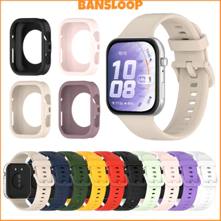 สายรัดยางอ่อน for Huawei Watch Fit 5 4 / 5 4 Pro / 3 ปกป้องหน้าจอกีฬาซิลิโคนเปลี่ยนสายรัดข้อมือ อุปกรณ์เสริมสายรัดข้อมือ