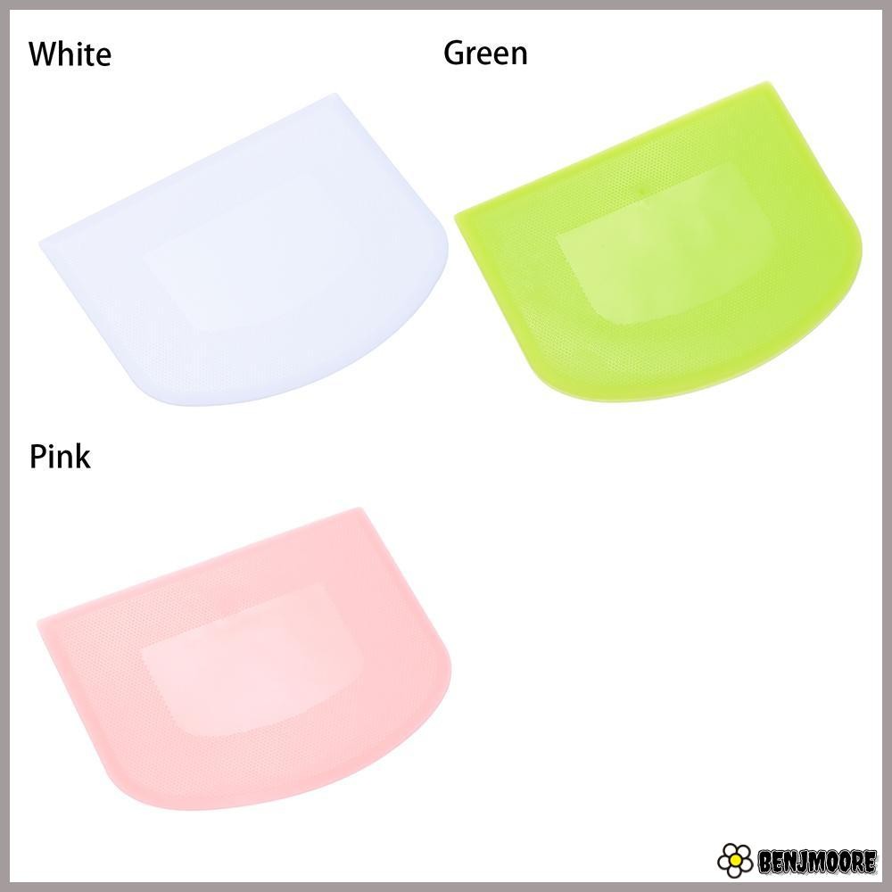 BENJMOORE Dough Scraper Smooth Edge Plastic Gadget Baking Pastry Tools