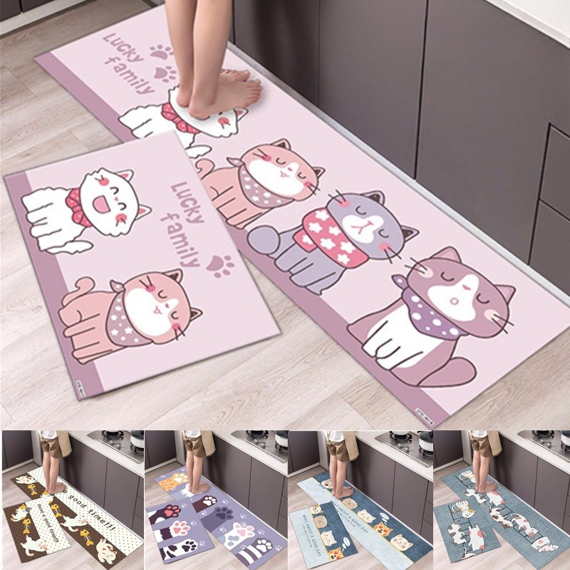 ตกแต่งบ้าน  พรมปูพื้น พิมพ์พรม พรมปูพื้นในห้องครัว พรมเช็ดเท้า ซับน้ำได้ดี กันลื่น พรมเมมโมรี่โฟม แห้งเร็ว พรมหน้าห้องน้ำ ราคาพิเศษ