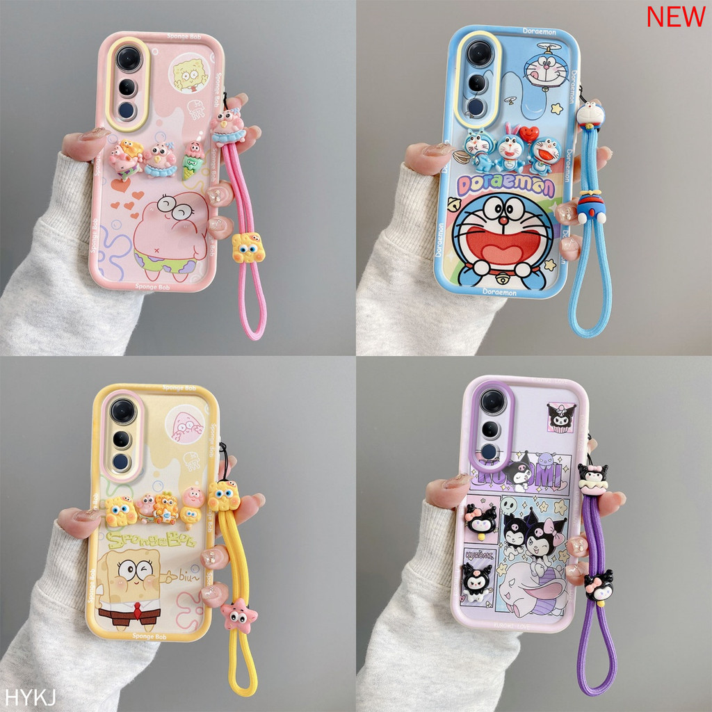 เคส vivo V50 LITE 4G 5G Anti fall อะนิเมะการ์ตูน TPU ซิลิโคนอ่อนนุ่ม 3D เคสโทรศัพท์น่ารัก XXLK