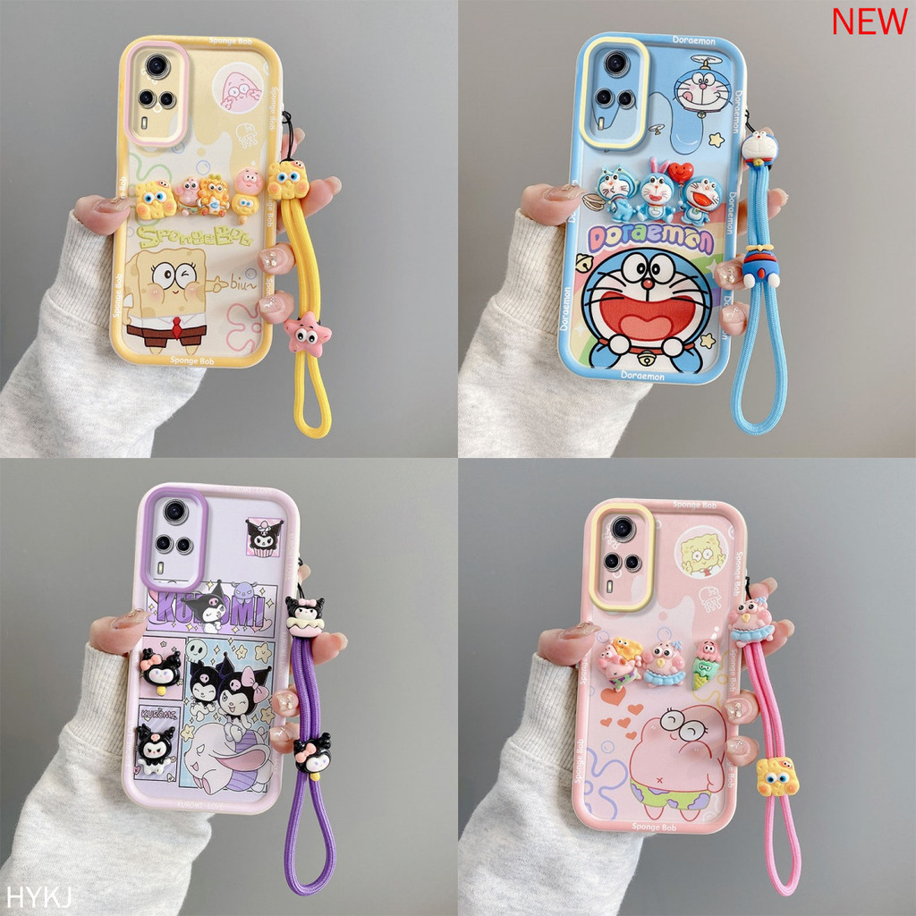 เคส vivo Y31 Y51 4G Anti fall อะนิเมะการ์ตูน TPU ซิลิโคนอ่อนนุ่ม 3D เคสโทรศัพท์น่ารัก XXLK