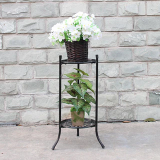 ชั้นวางกระถางต้นไม้เหล็กดัด ขาตั้งกระถาง 50/60CM รับน้ำหนักได้มาก ที่วางกระถาง พืชสวน ตกแต่งห้องนั่งเล่นของคุณ