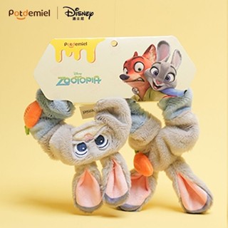 พวงมาลัยยางยืด Disney Judy Nick แบบคิวท์ สำหรับจัดทรงผมหางม้…