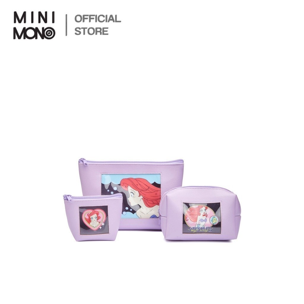 Mini Mono กระเป๋าใส่เครื่องเขียนยูนิเซ็กส์ Disney Princess