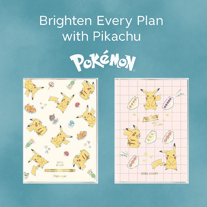 2026 B6 Monthly Planner - Pikachu / Fruit Sand