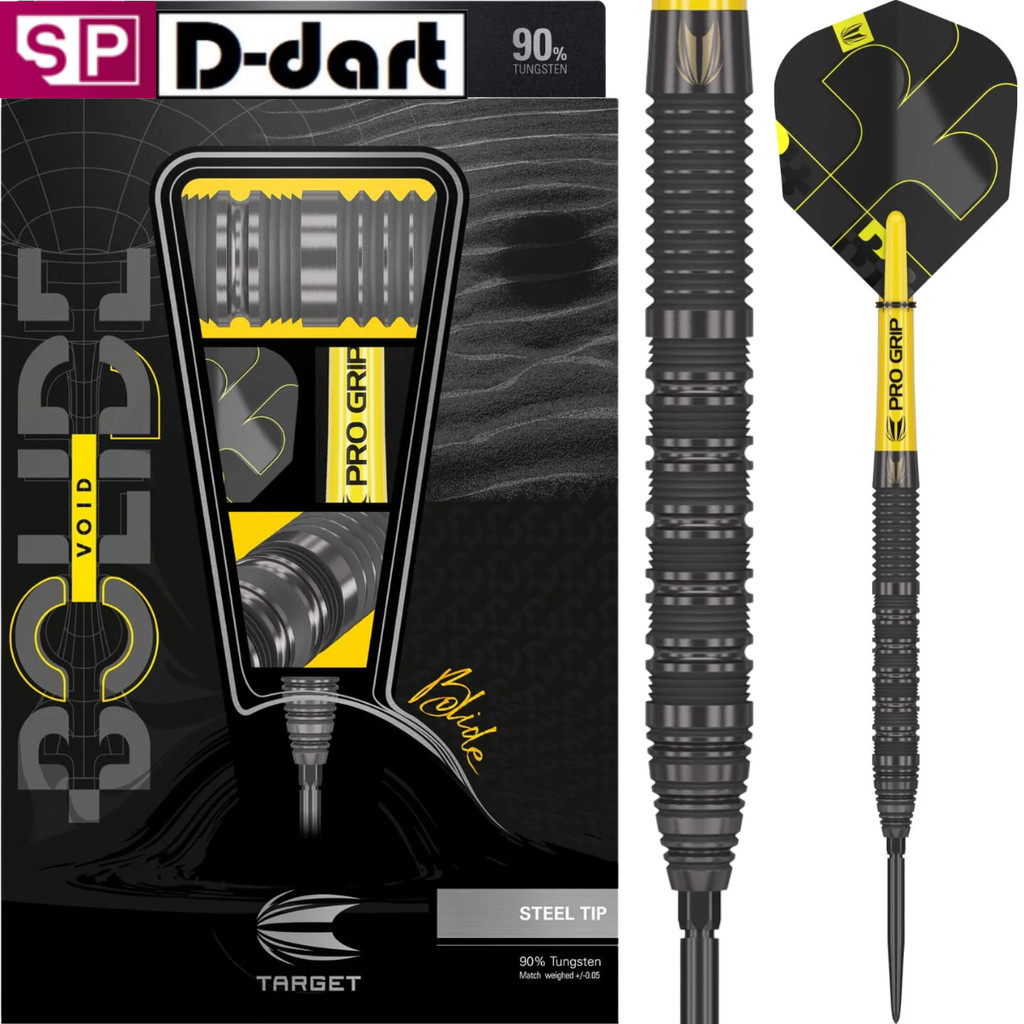 TARGET STEEL TIP DARTS - 23G/24G/25G BOLID 01 (SWISS) SP 90% TUNGSTEN DART SET STEEL DARTS