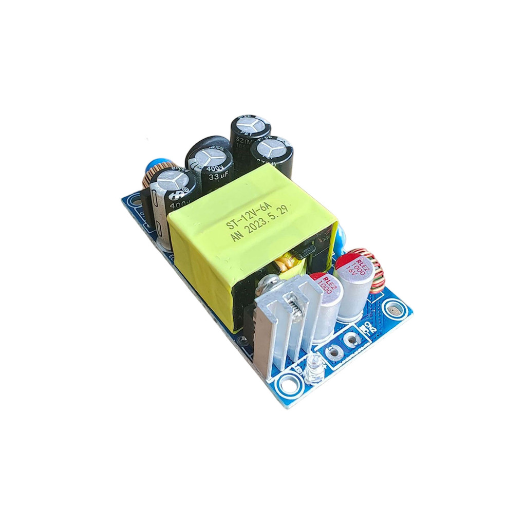 12V 6A Switching Power Supply โมดูล AC110-240V ถึง DC12V 6A แหล่งจ่ายไฟ 72W High-power พร้อมการลัดวง
