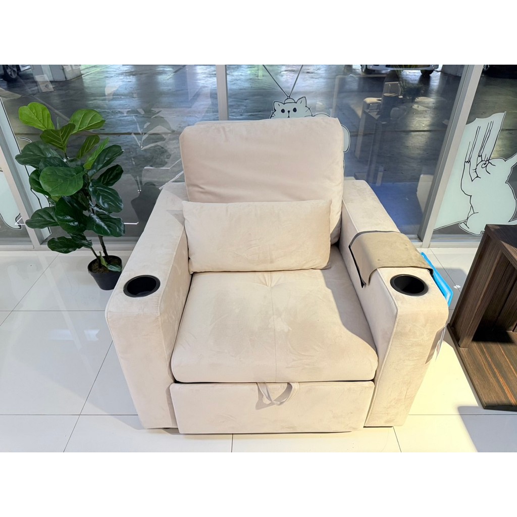 SB Design Square LET S PAWS โซฟา 1 ที่นั่ง รุ่น HAYA 1S/CREAM