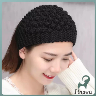 Jnv ผ้าคาดผมวินเทจ ไหมพรมถักเครื่อง เหมาะกับฤดูหนาว สําหรับผู้หญิง headband