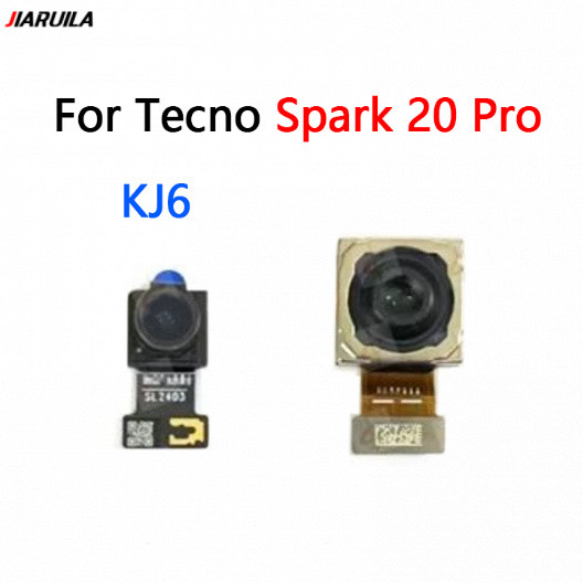 กล้องหน้าสําหรับ Tecno Spark 20 Pro KJ6 กล้องหลัง