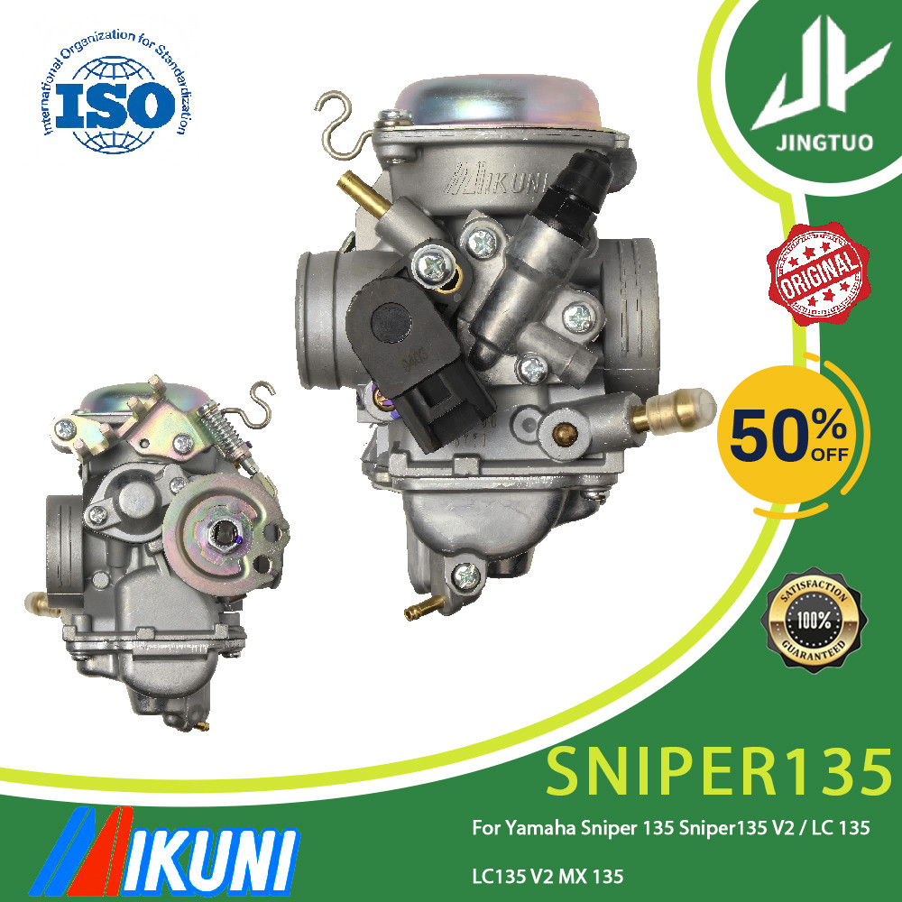 26MM MIKUNI คาร์บูเรเตอร์รถจักรยานยนต์สําหรับ Yamaha Sniper 135 Sniper135 V2 / LC 135 LC135 V2 MX 13