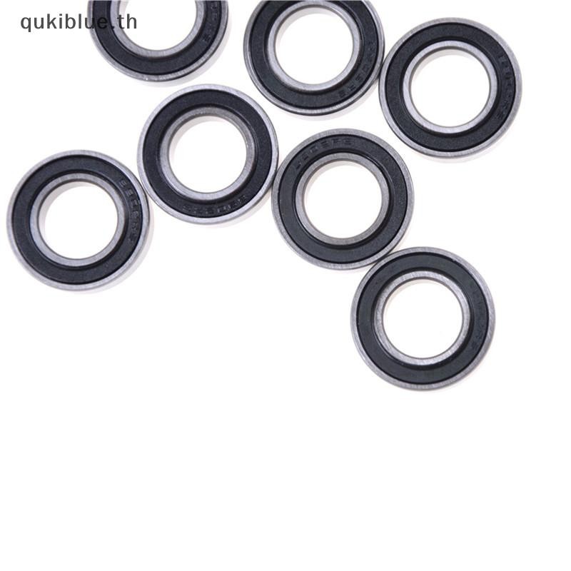 Qukiblue.th 10 ชิ้น 6902-2RS แบริ่ง 15x28x7 มม. แบริ่งบางส่วนเมตริก 6902RS TH