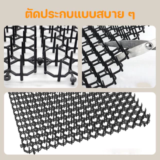 หนามไล่แมว มี 2 ขนาด ไล่นกพิราบ หนามกันแมว ที่กันแมว ยางหนามแมว ปลอดสารพิษ ไม่ทำร้ายแมว