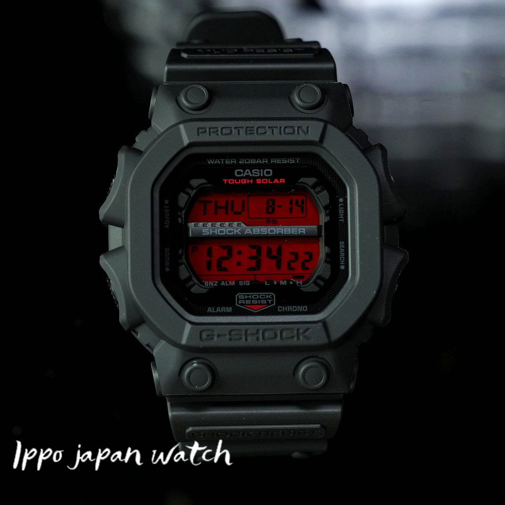 JDM MAY WATCH ★ Casio G-shock Digital SOLAR GX-56BBR-1JF ตัวเรือน/สายเรซิน กระจกแซฟไฟร์ กันน้ำลึก 20