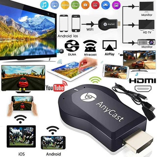VRXF 🔥ของแท้ HDTV Anycast M9 plus Anycastปื hdmi wifi Display HD อุปกรณ์ร่วมหน้าจอไร้สาย ต่อมือถือไปทีวี รองรับ Android