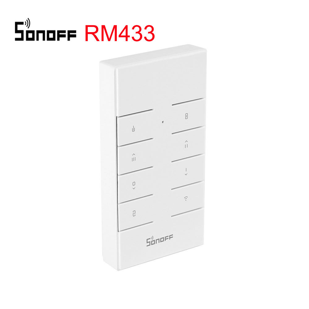 Sonoff RM433 รีโมทคอนโทรล 8 ปุ่มรีโมทคอนโทรลเครื่องส่งสัญญาณรีโมทคอนโทรลไม่จํากัด 433 ความถี่