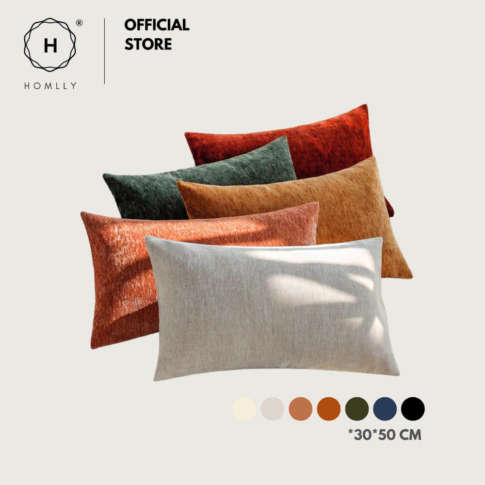 ปลอกหมอนอิง Homlly Konii Chenille (30x50 ซม.)