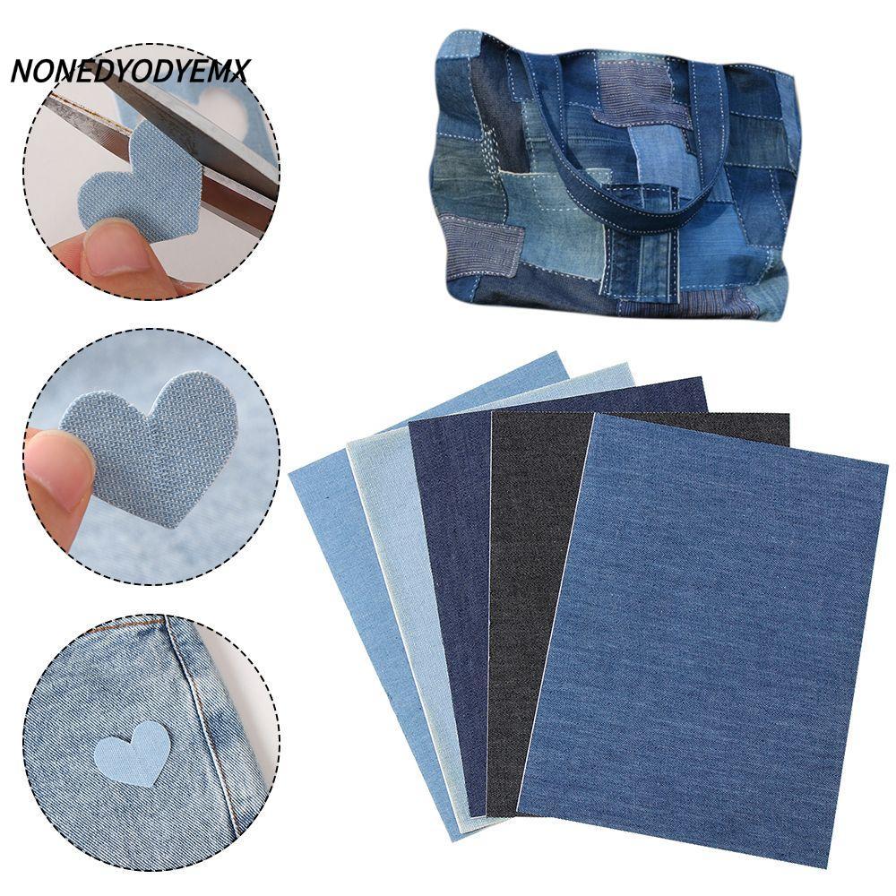 NONGYODYEMX Jean Patch Art เย็บอุปกรณ์เสริม Denim ตกแต่งเสื้อผ้า Iron On Patch