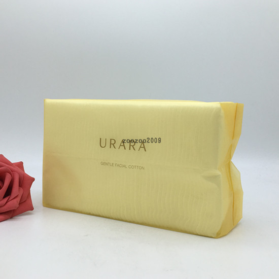 เคาน์เตอร์ลด 50% Urara Urara สําลีแผ่นที่เหมาะกับผิว 100 ชิ้นวัสดุผ้าฝ้ายแท้นุ่มแต่งหน้า Remover ผ้า