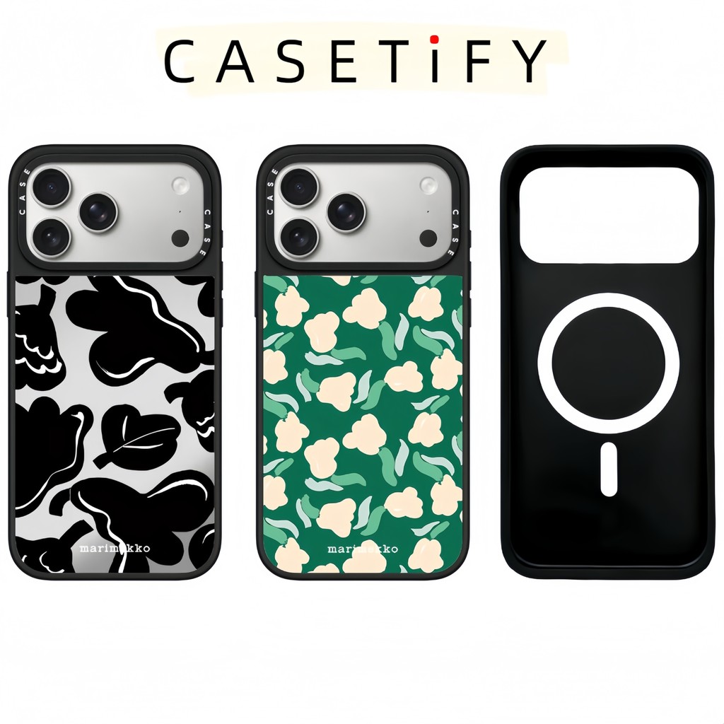 MagneticGreen และสีขาวพิมพ์ผ้ากระจกเคสโทรศัพท์สําหรับIPhone 17 Pro Max 17 16 15 14 13 12 11 กันกระแทกป้องกันปลอก