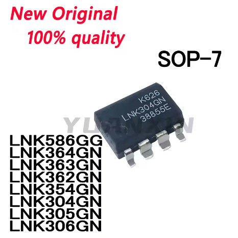 5PCS LNK586GG LNK364GN LNK363GN LNK362GN LNK354GN LNK304GN LNK305GN LNK306GN SOP-7 ชิปจัดการพลังงานใ