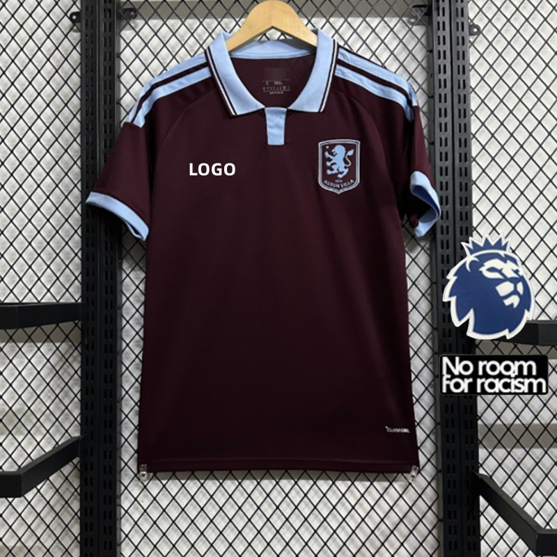 Fan Version 26/27 Aston Vera Home เสื้อฟุตบอลแขนสั้น