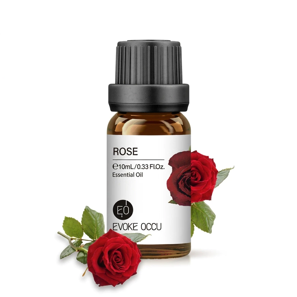 Aliztar 100% Rose Essential oil 10 ml. น้ำมันหอมระเหยกุหลาบ - น้ำมันหอมอโรม่า สกัดจากธรรมชาติ น้ำมันหอมธรรมชาติแท้